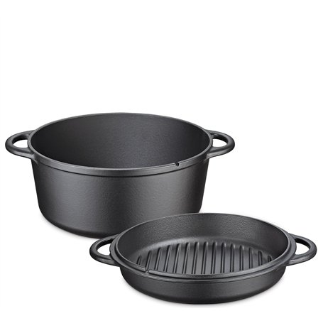 Küchenprofi Cocotte en fonte émaillée pour barbecue