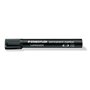 Staedtler Lumocolor Lot de 60 marqueurs permanents universels avec largeur de ligne S et M, pointe biseautée, imperméables sur p