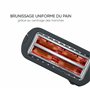 Grille pain compact 2 fentes jusqu'à 4 tranches