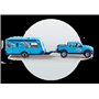 Playmobil - 9502 - Fun Park Pick up et Caravane