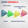 Best Sport 2059884 Lot de 4 Volants de Badminton