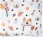 Julius Zöllner Housse pour matelas à langer en coton bio - Motif fleurs crazy - Taille 85 x 75 cm