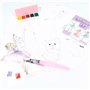 Depesche 12248 TOPModel Ballet - Kit d'aquarelle avec 20 Feuilles de Motifs sur Papier Aquarelle, kit de Peinture créative avec