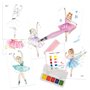 Depesche 12248 TOPModel Ballet - Kit d'aquarelle avec 20 Feuilles de Motifs sur Papier Aquarelle, kit de Peinture créative avec