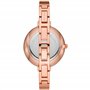 Michael Kors Montre Quartz Femme 36.00mm avec Cadran Rose analogique et Bracelet en Bracelet en Acier Or Rose MK4435