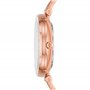 Michael Kors Montre Quartz Femme 36.00mm avec Cadran Rose analogique et Bracelet en Bracelet en Acier Or Rose MK4435
