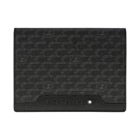 Montblanc MB Signature Passport Holder Black Porte-Passeport pour Adulte