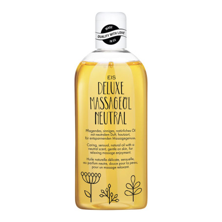 Huile de massage EIS Deluxe Neutre | Pour massages relaxants | Convient aux couples | Huile corporelle chauffante pour relaxatio