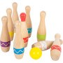 small foot Jeu de quilles Active, en Bois, Jeu d'intérieur et d'extérieur, pour Enfants à partir de 3 Ans, 11912