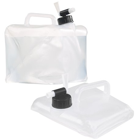Bidon pliable cubique avec robinet intégré - 5 L [Semptec]