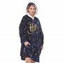 Harry Potter Oversize Hoodie Cozy pour Femmes - Pull douillet pour Femmes surdimensionné Couverture moelleuse Bleu