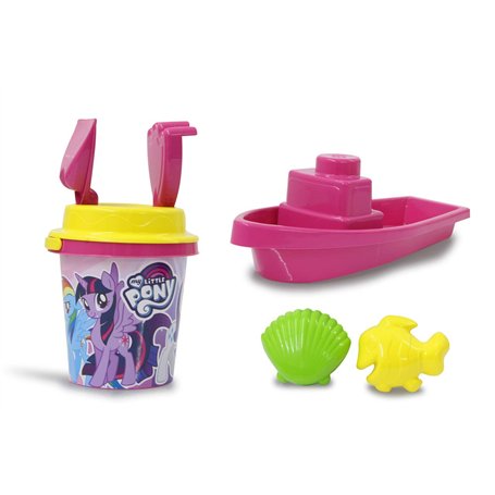 JAMARA My Little Pony-Lot de 7 sous Licence Officielle-Seau