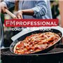 9206 FM Professional Plaque à pizza perforée ronde, plat à pizza perforé, plat à four, plaque pizza four, plat à pizza barbecue,
