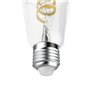 Hama Ampoule Connectée WIFI E27, Ampoule Vintage Filament ST64, Spiral Déco RVBB, 2700-6500K, Ampoule Smart Intelligente, Matter