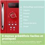 COMFEE' Micro-ondes Rétro CMSRO 20di rd avec 8 Renus Rutomatiques, 5 Niveaux de Puissance de Cuisson, Bouton de Cuisson Express,