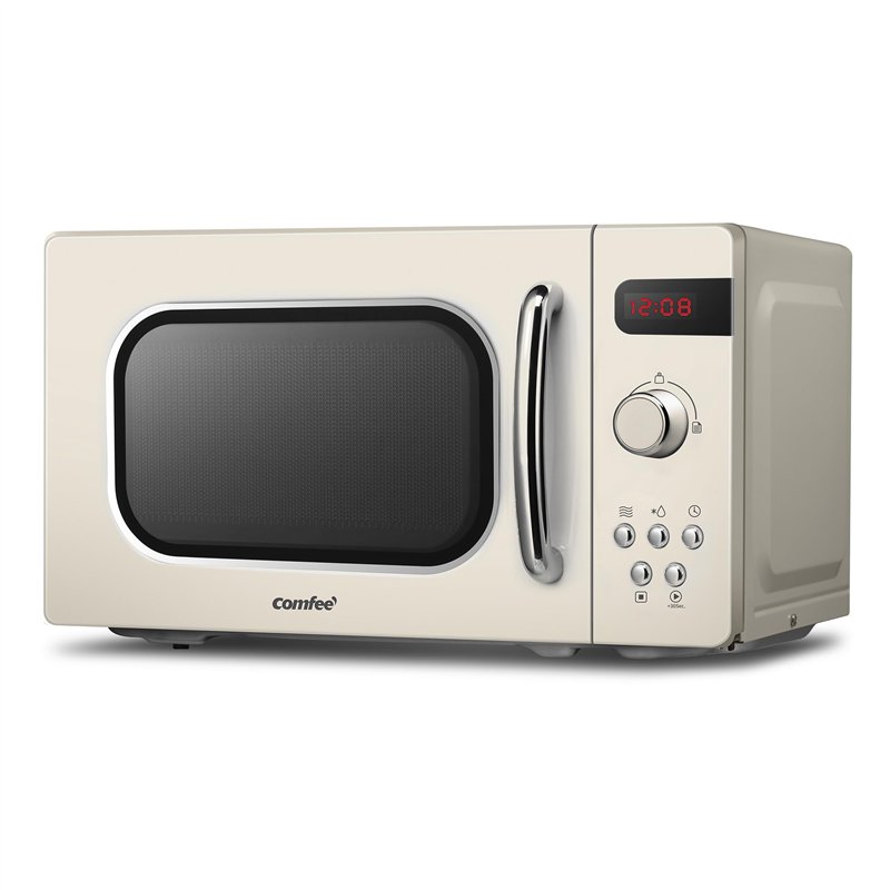 MEDION Micro-ondes rétro (20 litres, env. 800 watts, 5 niveaux de MEDION Micro-ondes rétro (20 litres, env. 800 watts, 5 niveaux de