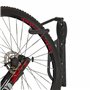 Relaxdays Support vélo Mural en Lot de 6, Charge maximale : 25 kg, Suspension Verticale, métal (Acier), Noir