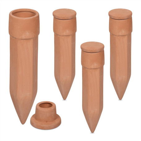 Relaxdays Cônes d'arrosage Terre Cuite