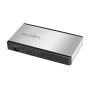 LogiLink Hub USB 2.0 à 4 Ports avec boîtier en Aluminium et Bloc d'alimentation Inclus