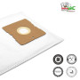 MisterVac | compatible avec les sacs de rechange pour sacs d'aspirateur 10 pièces Tristar SZ 1940 Eco