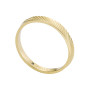Fossil - Bague Harlow Linear Texture en acier inoxydable doré, pour femme, JF04756710