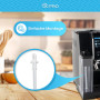 DL-pro Lot de 2 tuyaux pour machine à café + 1 goupillon de 17 cm compatibles avec Delonghi 5313246091 PrimaDonna Elite S Evo Cl
