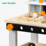 Navaris Établi pour Enfant en Bois - Banc à Outils avec 20 pièces en MDF - Jeu d'éveil et de Construction pour Enfants de 3 Ans