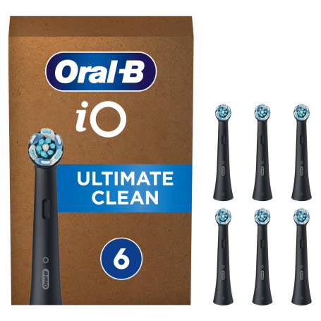 Oral-B iO Ultimate Clean Brossettes Noires De Rechange