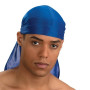 Lot de 3 Bandana US Durag Noir + Blanc + Bleu Electrique - Gangsta Rap Hip Hop West Coast - USA du Rag - Airsoft - Paintball - H