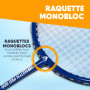 Apollo Kit de Badminton - Ensemble de Raquettes pour l'Entraînement, le Sport et le Plaisir en Famille - 2 Raquettes en Carbone