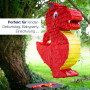 ILP Pinata Dragon - Amusant Pour Les Jeux De Fête D'Anniversaire Pour Enfants - Piñata - Avec Baton Pinata et Masque - 40 x 10 x