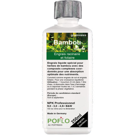 Engrais liquide pour bambou Engrais HIGH-TECH pour bambous et graminées 250ml