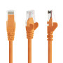 1aTTack.de Câble Réseau Cat6 Cat 6-5x 1m - RJ45 Ethernet LAN DSL Routeur Modem - Orange