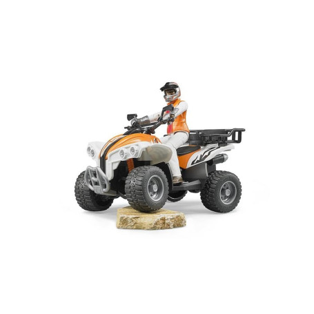 bruder 63000 - Quad avec chauffeur