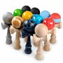 Ganzoo Kendama en Bois de hêtre véritable, Model 'Mat Black', Japonais Jeu d'adresse