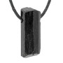Lebensquelle Plus Pendentif en Pierre Brute de Tourmaline Noire avec Cordon en Cuir
