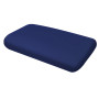 Theonoi Housse de coussin pour coussin de nuque, coussin de santé en coton, pour tailles de 35 x 60 à 45 x 75 cm (bleu marine 10