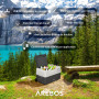 Arebos Glacière compresseur avec roulettes 27 l | Glacière électrique avec contrôle par application et Smart | Réfrigérateur mob