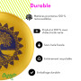 Eurodisc Disque de compétition Ultimate Frisbee de 175 g - en Plastique Bio - Trajectoire Stable de Plus de 100 m - Arbre de Vie