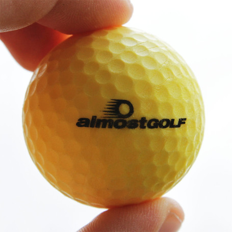 Almost Golf Lot de 10 (Jaune)