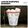 Winkee - Corbeille de Basket | Poubelle en Papier de Basket-Ball | Panier de Basket-Ball | Panier en Papier | Panier de Basket |