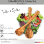 Schwertkrone Ensemble de Couverts à Salade en Bois d'Olivier 30cm - Beauté Naturelle et Durabilité Exceptionnelle