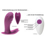 Vibrateur-Papillon de Lustfactor pour vous en silicone | Télécommande radio sans câble | Convient pour la stimulation vaginale e