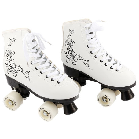 FunTomia Patins à roulettes/Discoroller Tailles 30-42 – Patins à roulettes Disco Roller pour l'intérieur et l'extérieur (34