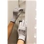 Minadax ESD Lot de 12 paires de gants antistatiques fins Taille S/7 Pour réparation, montage et nettoyage en électronique, mécan