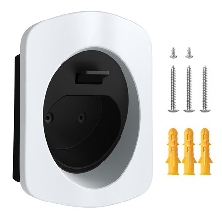Tera Support Mural pour Chargeur EV de Type 2 en matériau Robuste Organisateur de câble de Charge Mural pour véhicule électrique
