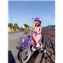 PROMETHEUS BICYCLES Velo Enfant 3 Ans - vélo Fille 12 Pouces a Roulette pour 3 a 5 Ans - Petite Princesse en Violet