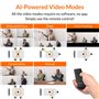Innex Cube Caméra de Visioconférence à 360 Degrés avec Modes d'Affichage IA, Deux Micros Omnidirectionnels, Télécommande, Webcam