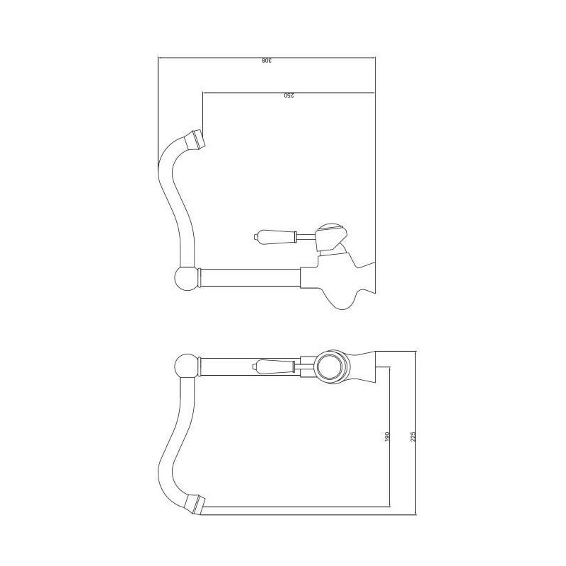 Image secondaire de Mitigeur Rousseau Acier inoxydable Laiton