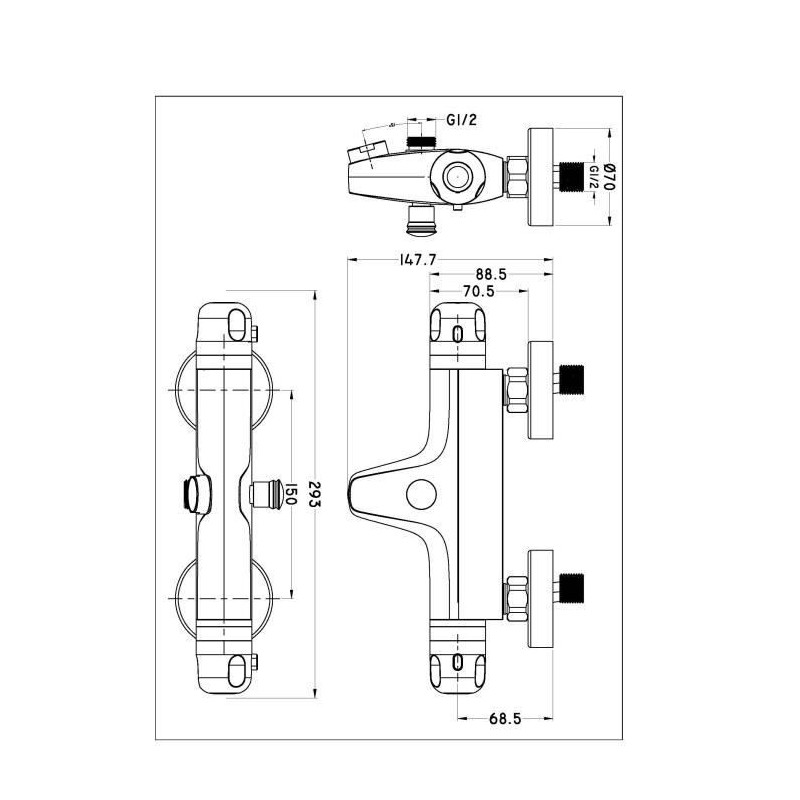 Image secondaire de Robinet Rousseau VOLGA 2 Laiton